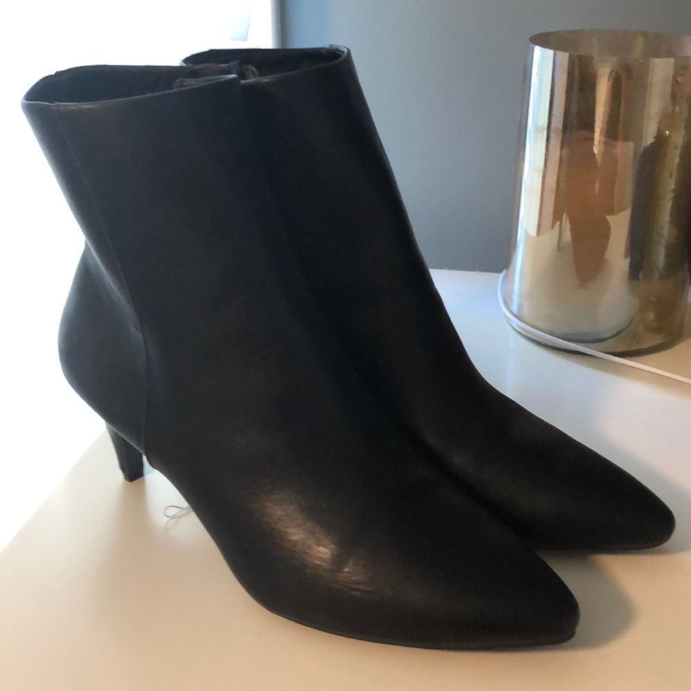 Brand new black high ankle boots